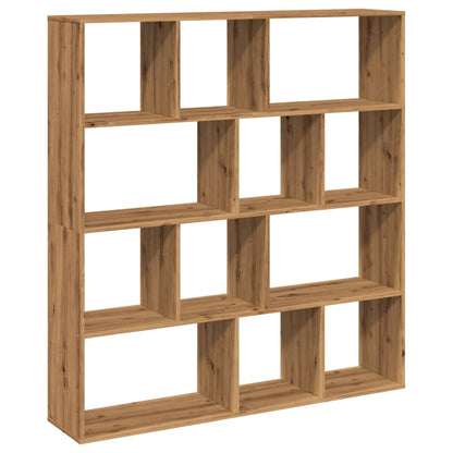 Book Cabinet Artisian Oak 132x29x141.5 cm Engineered Wood