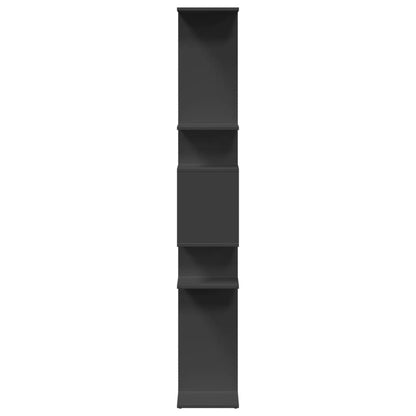 Book Cabinet Black 92x29x188 cm Engineered Wood