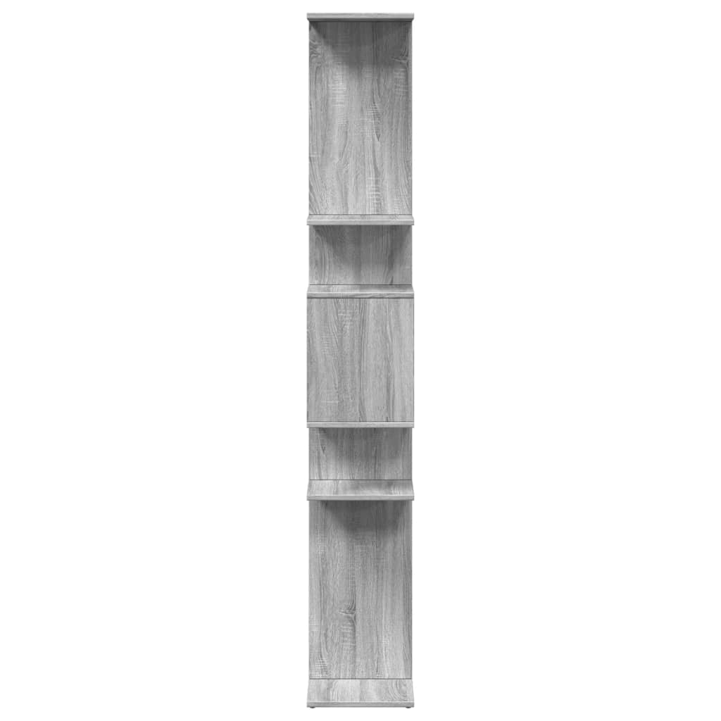 Book Cabinet Grey Sonoma 92x29x188 cm Engineered Wood