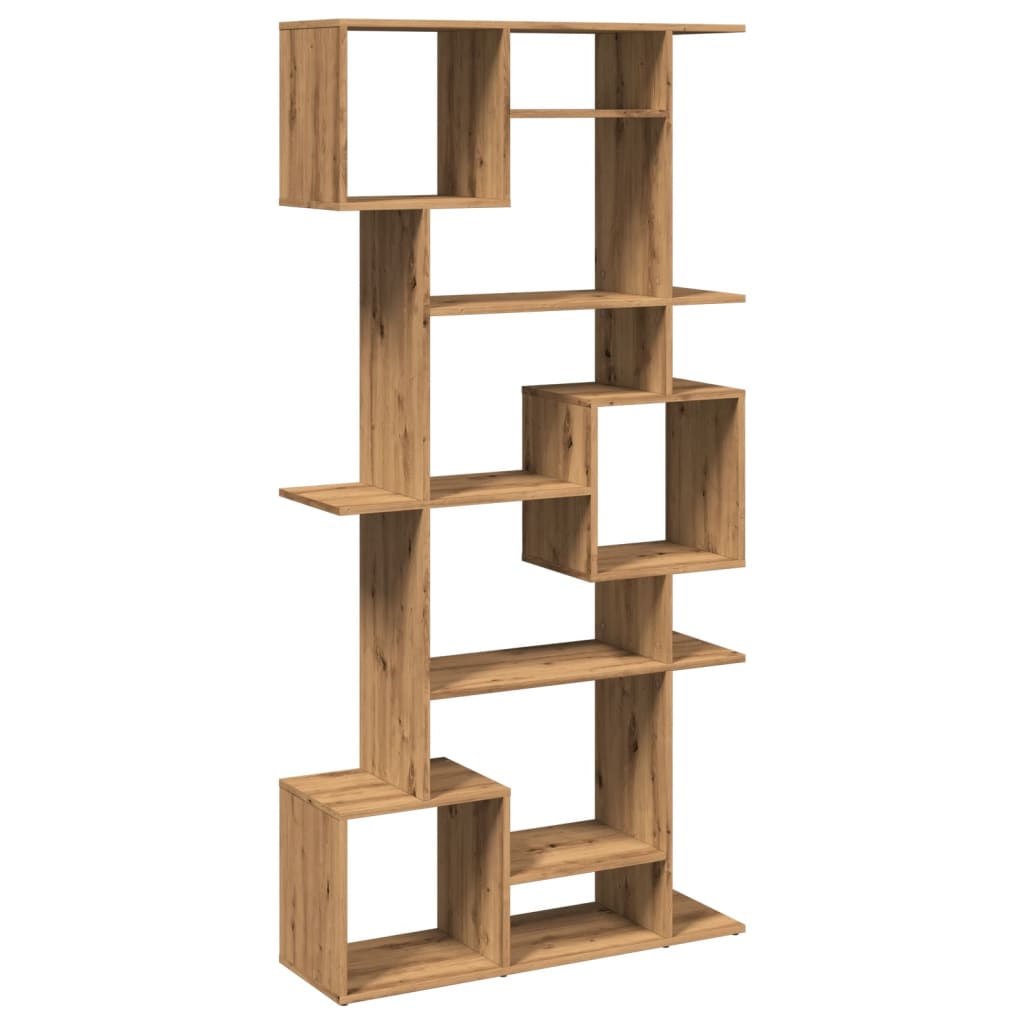 Book Cabinet Artisian Oak 92x29x188 cm Engineered Wood