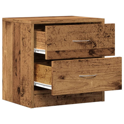 Bedside Cabinet Old Wood 40x30x40 cm Engineered Wood