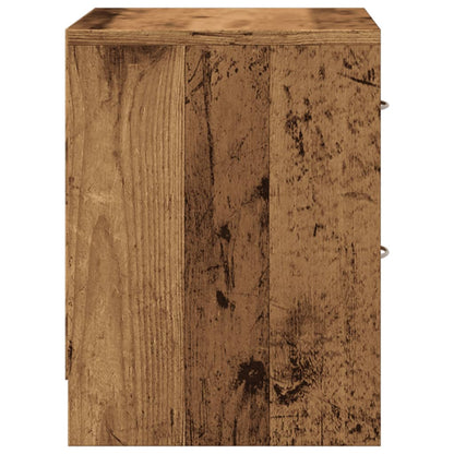 Bedside Cabinet Old Wood 40x30x40 cm Engineered Wood