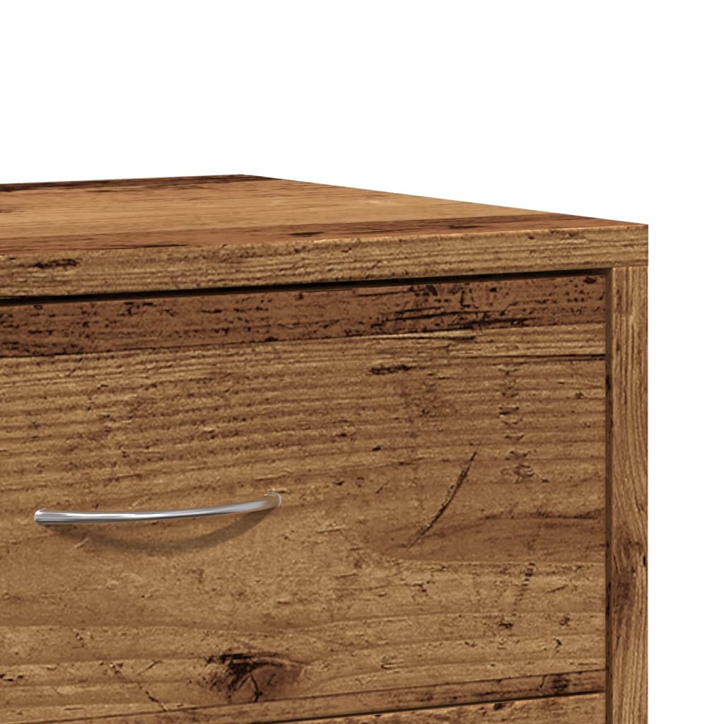 Bedside Cabinet Old Wood 40x30x40 cm Engineered Wood