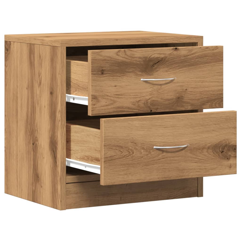 Bedside Cabinet Artisian Oak 40x30x40 cm Engineered Wood