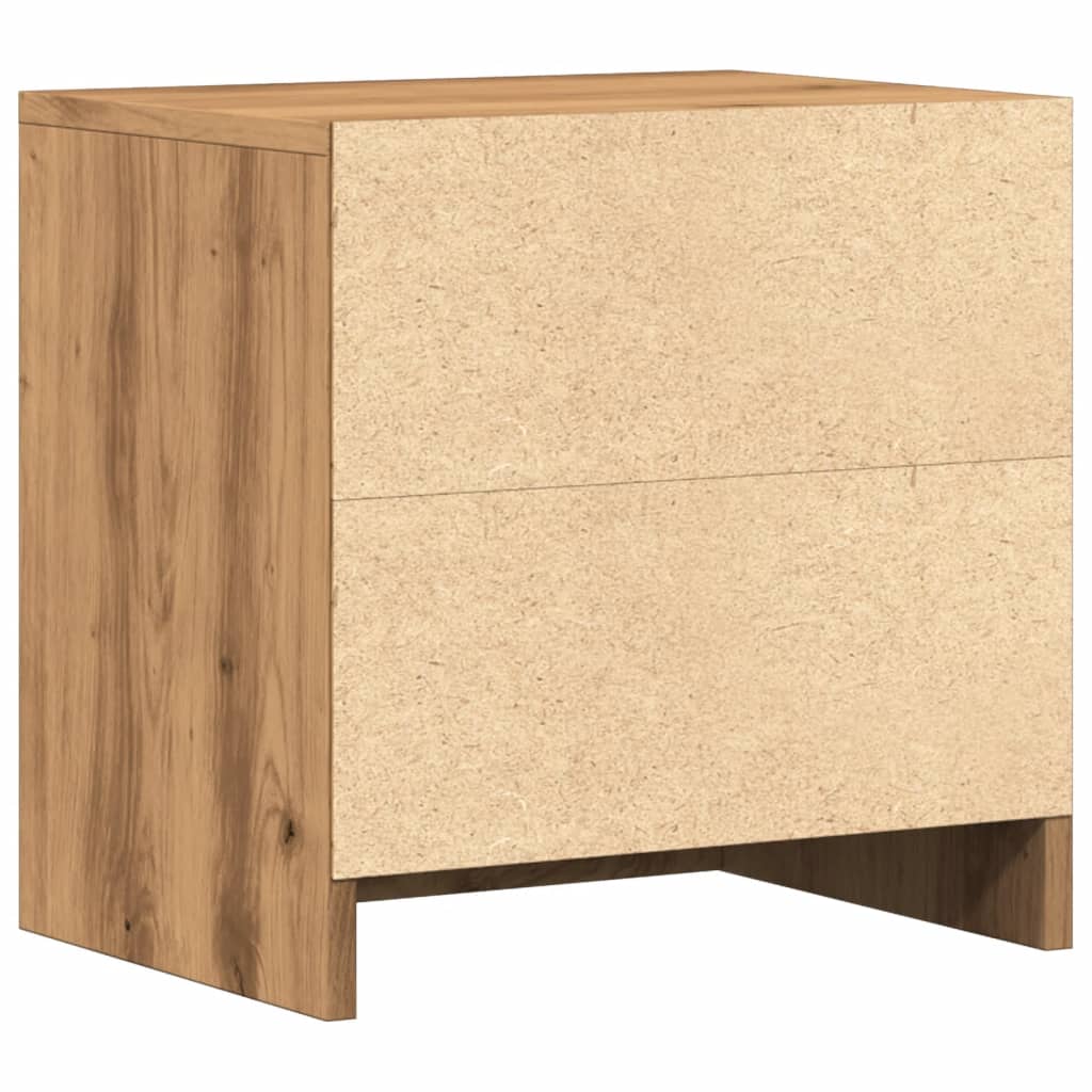 Bedside Cabinet Artisian Oak 40x30x40 cm Engineered Wood