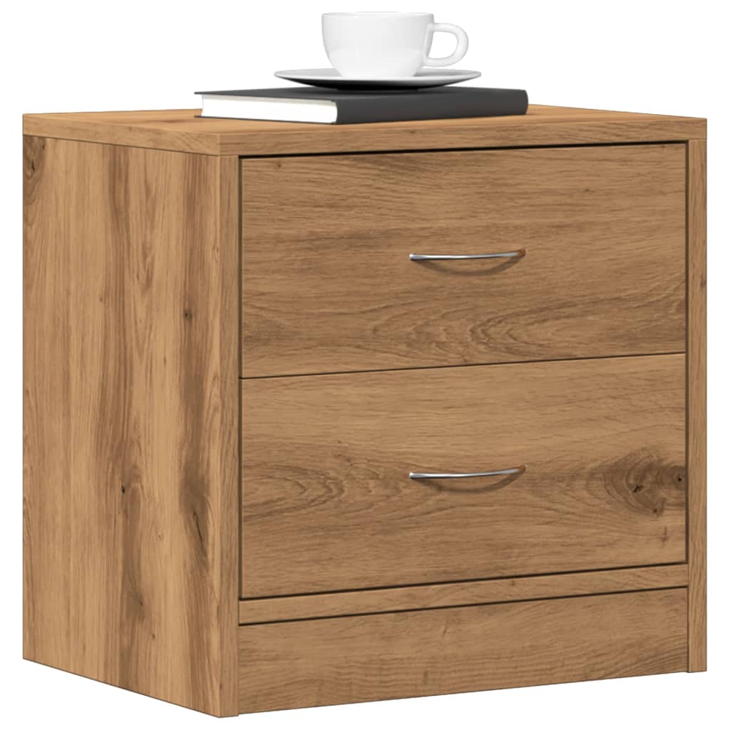 Bedside Cabinet Artisian Oak 40x30x40 cm Engineered Wood