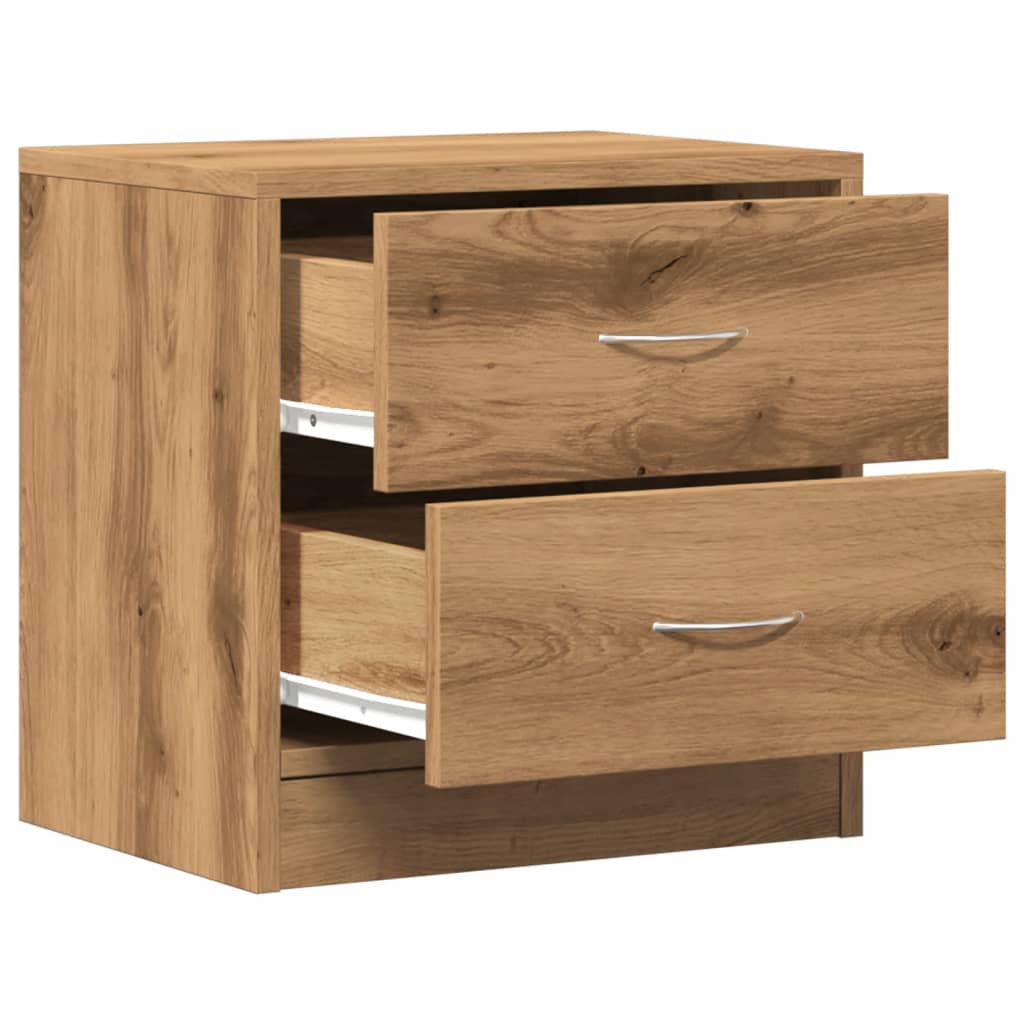 Bedside Cabinets 2 pcs Artisian Oak 40x30x40 cm Engineered Wood