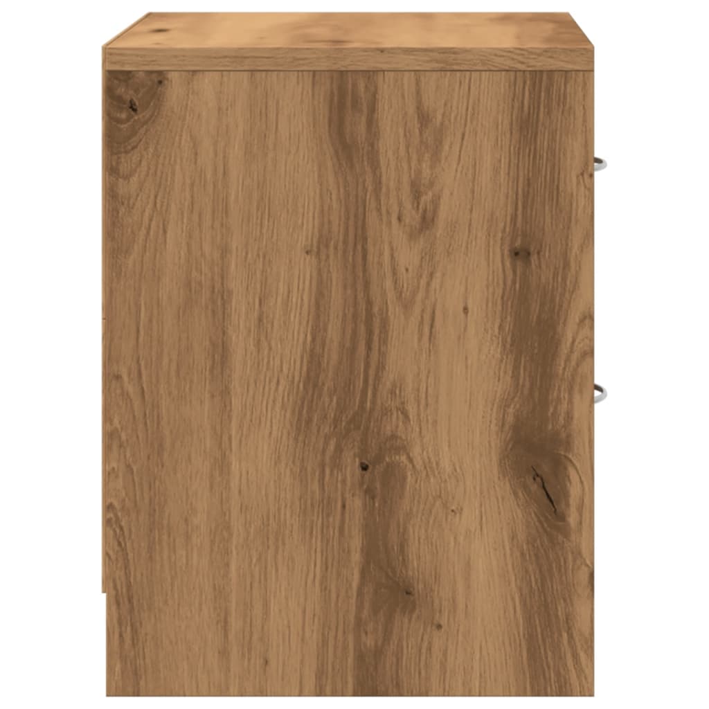 Bedside Cabinets 2 pcs Artisian Oak 40x30x40 cm Engineered Wood