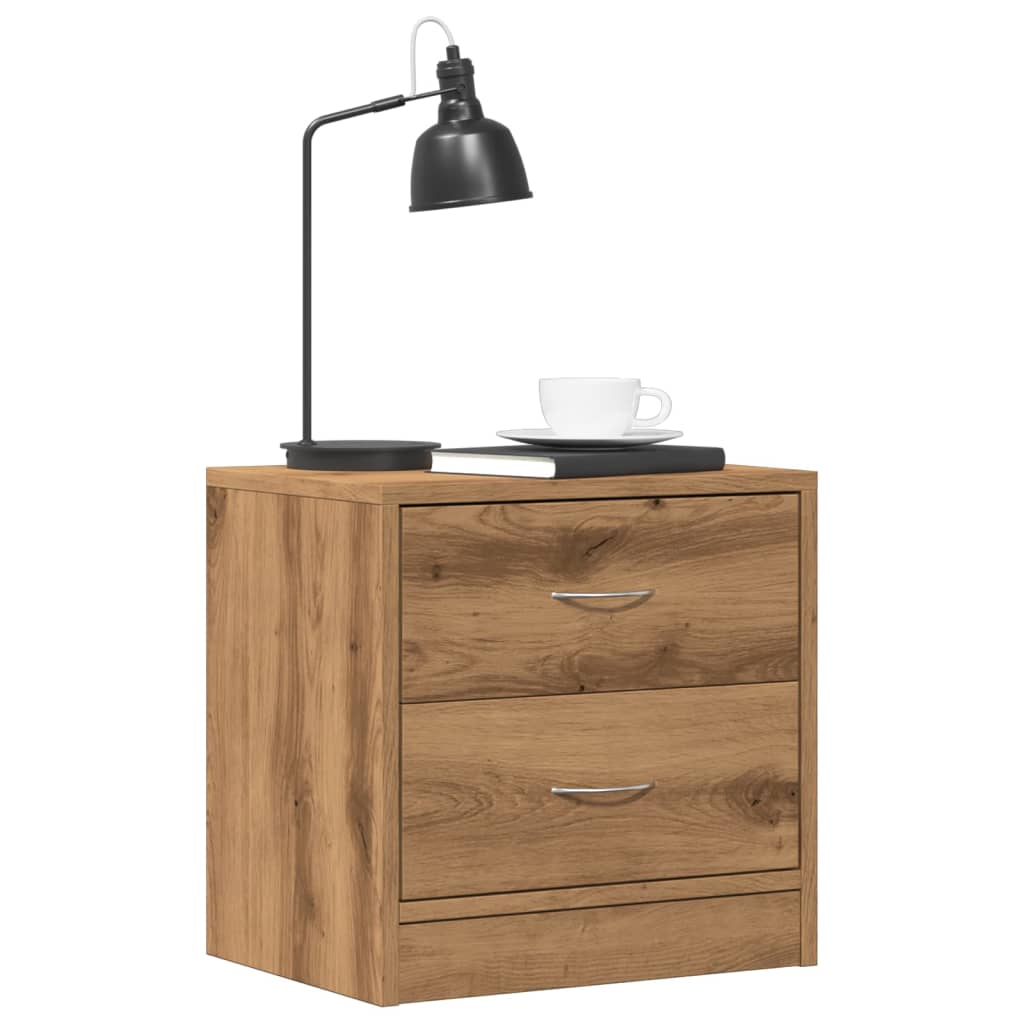 Bedside Cabinets 2 pcs Artisian Oak 40x30x40 cm Engineered Wood