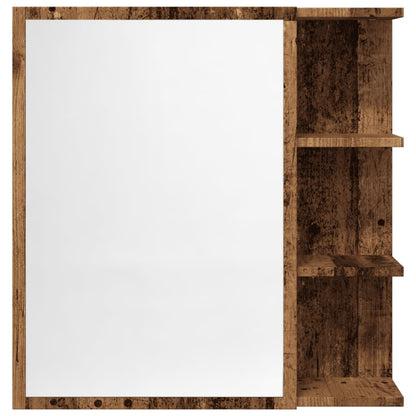 Bathroom Mirror Cabinet Old Wood 62.5x20.5x64 cm Engineered Wood