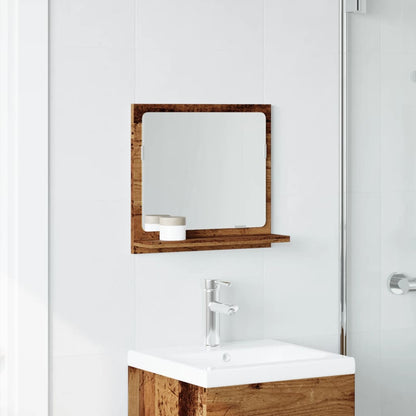 Bathroom Mirror Cabinet Old Wood 40x11x37 cm Engineered Wood