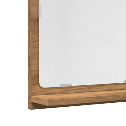 Bathroom Mirror Cabinet Artisan Oak 40x11x37 cm Engineered Wood