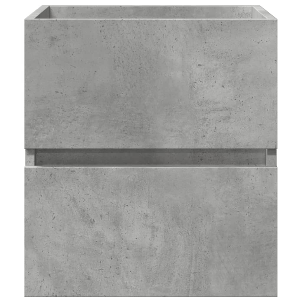 Sink Cabinet Concrete Grey 41x38.5x45 cm Engineered Wood