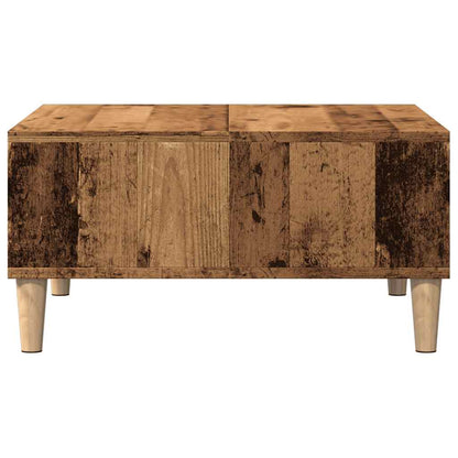 Coffee Table Old Wood 60x60x30 cm Engineered Wood