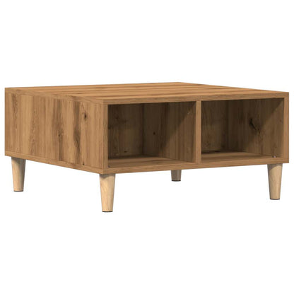 Coffee Table Artisan Oak 60x60x30 cm Engineered Wood