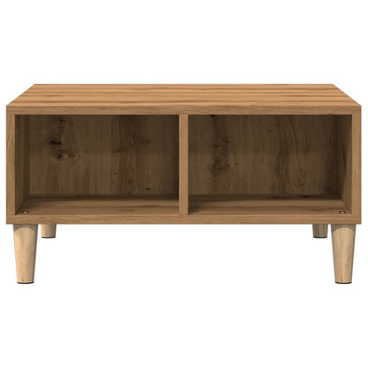 Coffee Table Artisan Oak 60x60x30 cm Engineered Wood