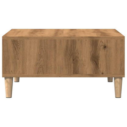 Coffee Table Artisan Oak 60x60x30 cm Engineered Wood