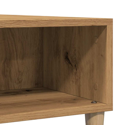 Coffee Table Artisan Oak 60x60x30 cm Engineered Wood