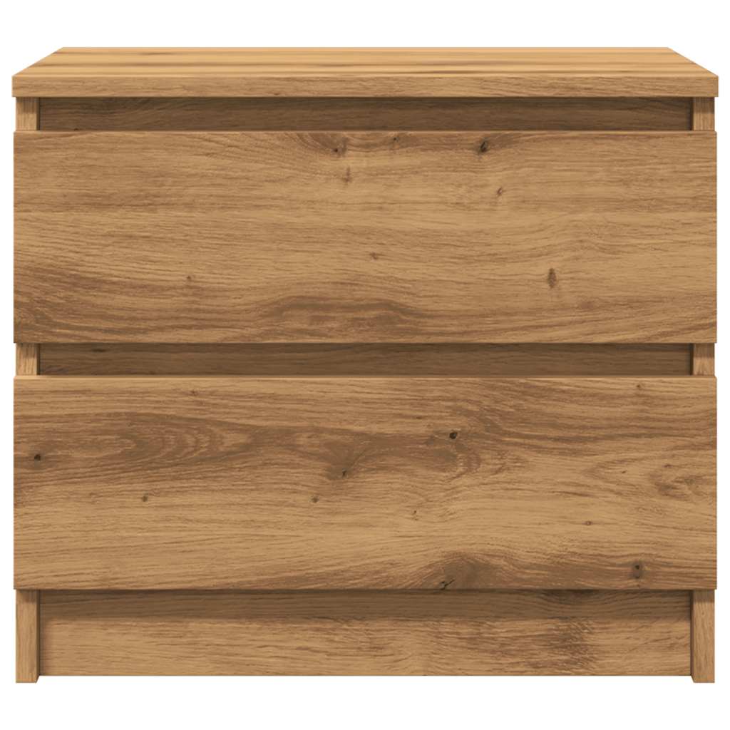 Bedside Cabinet Artisan Oak 50x40x43.5 cm Engineered Wood