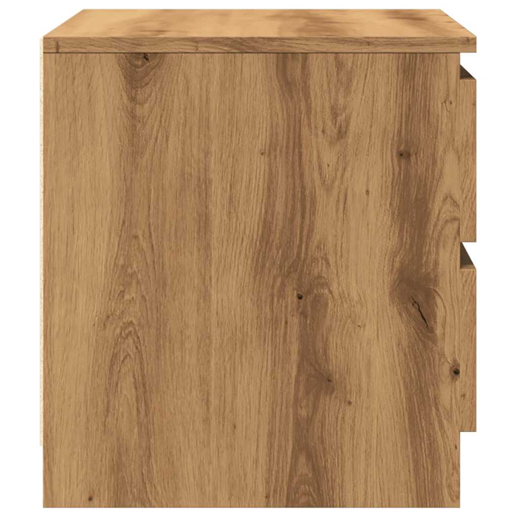 Bedside Cabinet Artisan Oak 50x40x43.5 cm Engineered Wood