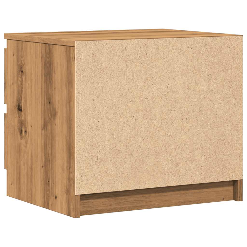 Bedside Cabinet Artisan Oak 50x40x43.5 cm Engineered Wood