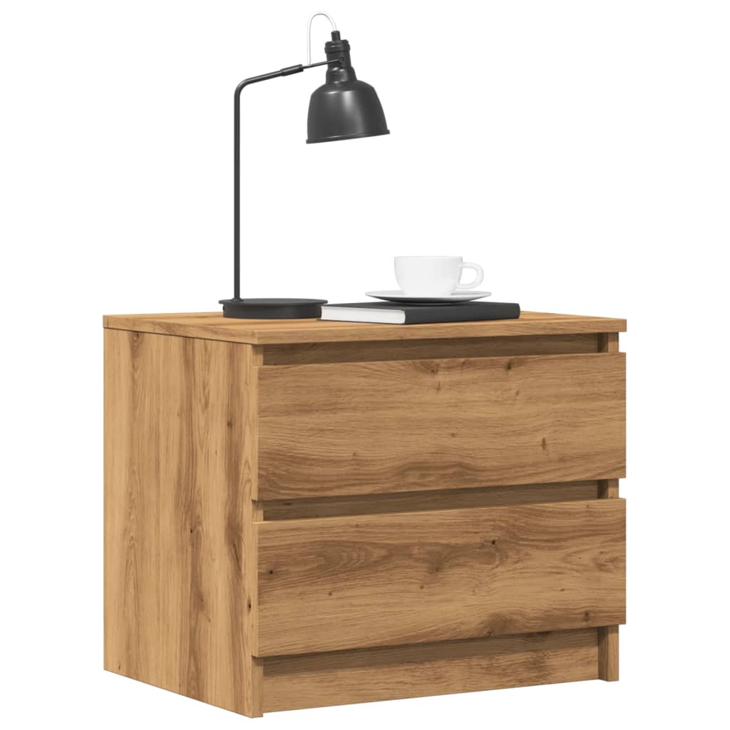 Bedside Cabinet Artisan Oak 50x40x43.5 cm Engineered Wood