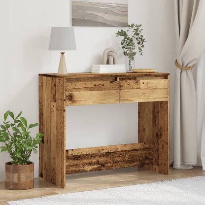 Console Table Old Wood 89x41x76.5 cm Engineered Wood