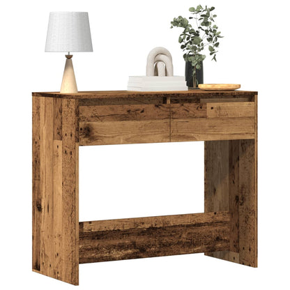 Console Table Old Wood 89x41x76.5 cm Engineered Wood