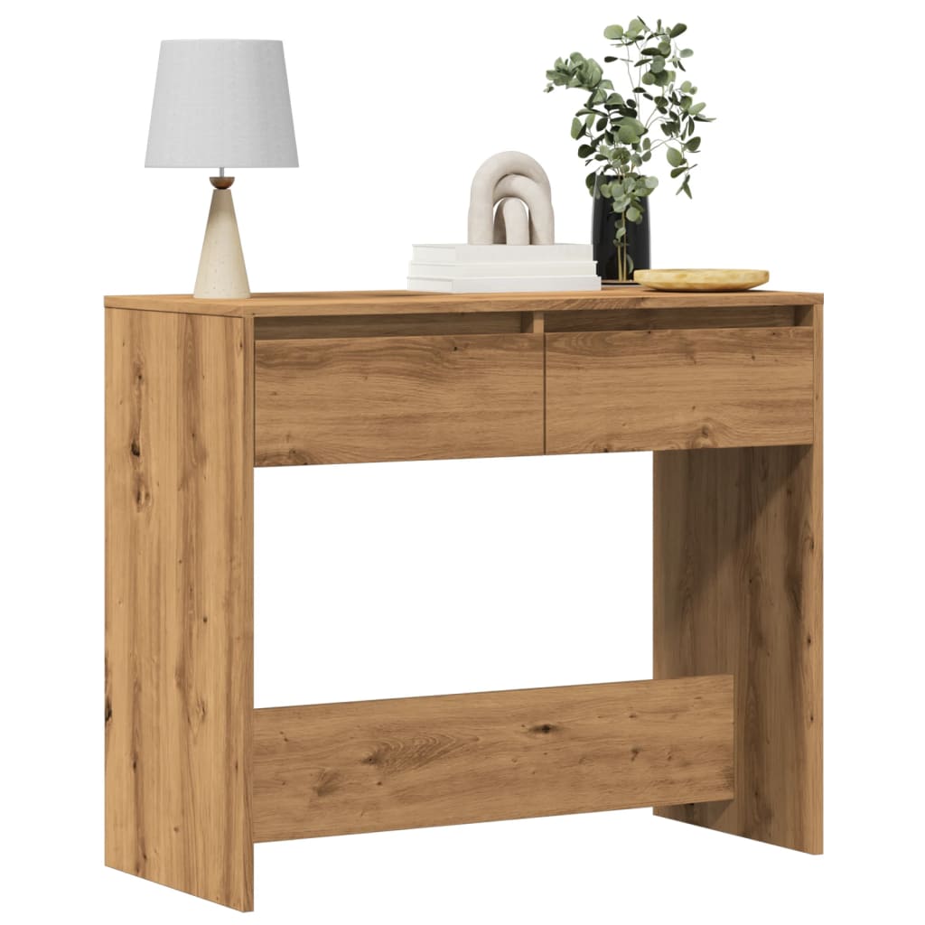 Console Table Artisan Oak 89x41x76.5 cm Engineered Wood