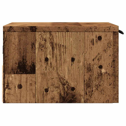 Wall-mounted Bedside Cabinets 2 pcs Old Wood 34x30x20 cm