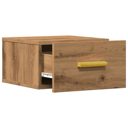 Wall-mounted Bedside Cabinet Artisan Oak 35x35x20 cm