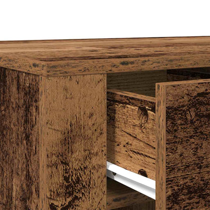 Desk Old Wood 100x49x75 cm Engineered Wood