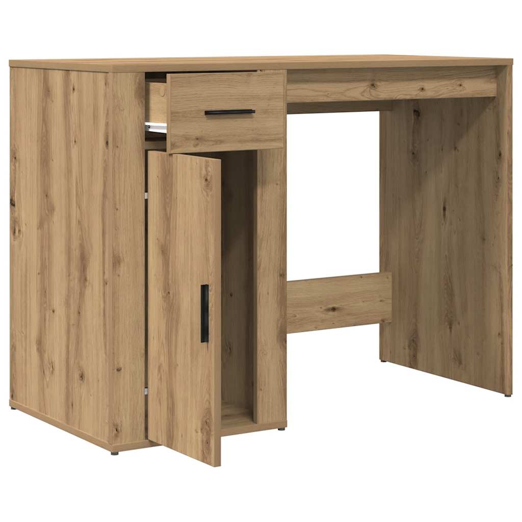 Desk Artisan Oak 100x49x75 cm Engineered Wood