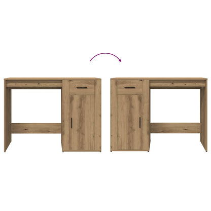 Desk Artisan Oak 100x49x75 cm Engineered Wood