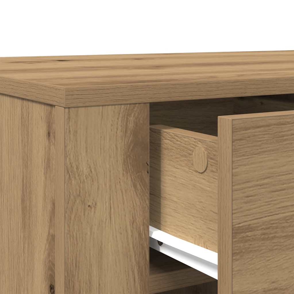 Desk Artisan Oak 100x49x75 cm Engineered Wood