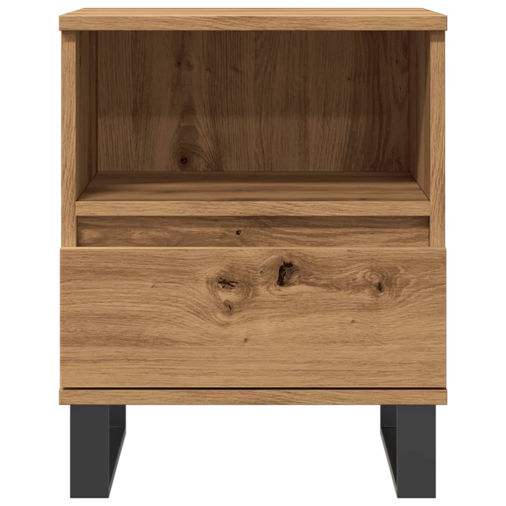 Bedside Cabinet Artisan Oak 40x35x50 cm Engineered Wood