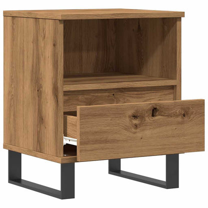 Bedside Cabinets 2 pcs Artisan Oak 40x35x50 cm Engineered Wood