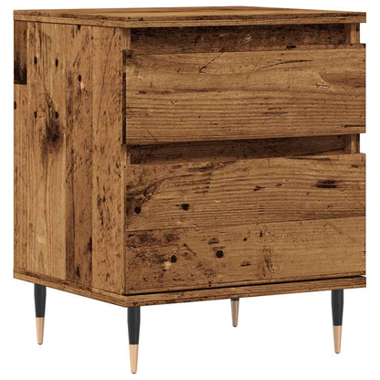 Bedside Cabinet Old Wood 40x35x50 cm Engineered Wood