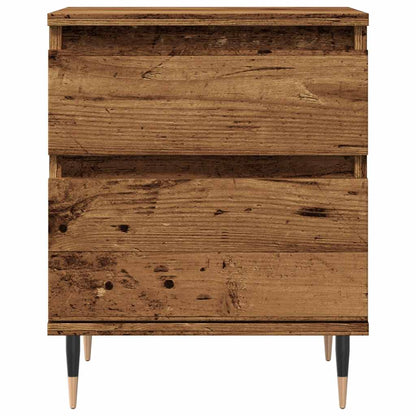 Bedside Cabinet Old Wood 40x35x50 cm Engineered Wood