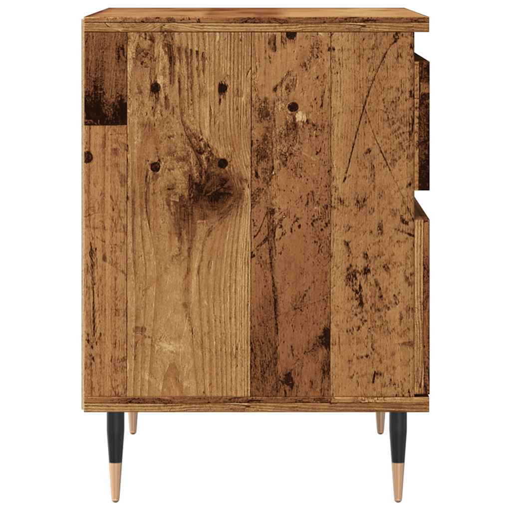 Bedside Cabinet Old Wood 40x35x50 cm Engineered Wood