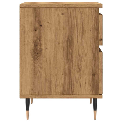Bedside Cabinets 2 pcs Artisan Oak 40x35x50 cm Engineered Wood
