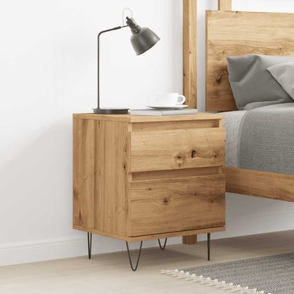 Bedside Cabinet Artisan Oak 40x35x50 cm Engineered Wood