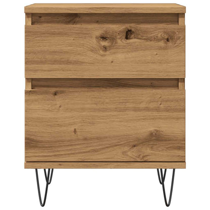 Bedside Cabinet Artisan Oak 40x35x50 cm Engineered Wood