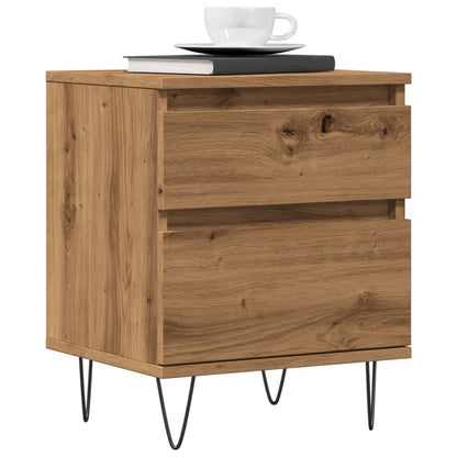 Bedside Cabinet Artisan Oak 40x35x50 cm Engineered Wood