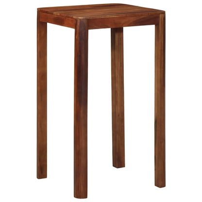 Bar Table 60x60x107 cm Solid Wood Acacia