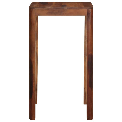 Bar Table 60x60x107 cm Solid Wood Acacia