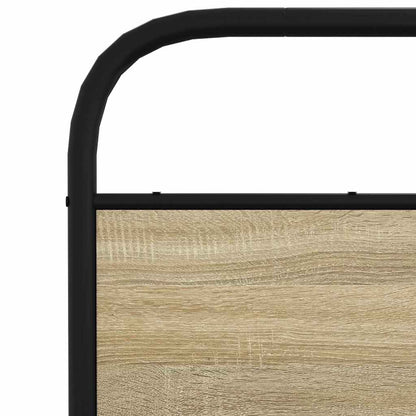 Bed Frame Without Mattress 120x200 cm Sonoma Oak Engineered Wood