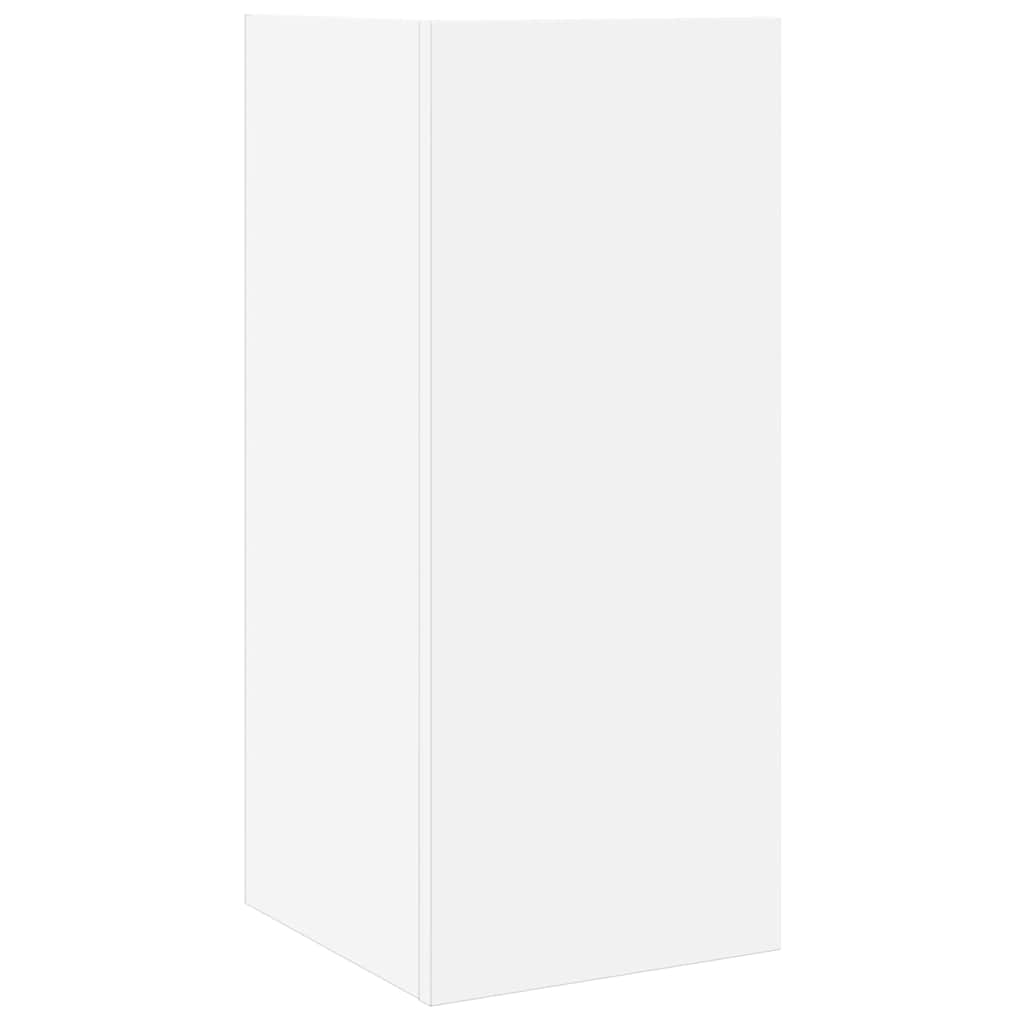 Side Tables 2 pcs with Shelf White 25.5x27x60 cm