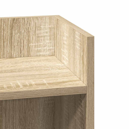 Side Table with Shelf Sonoma Oak 25.5x27x60 cm