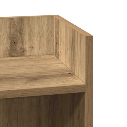 Side Table with Shelf Artisan Oak 25.5x27x60 cm